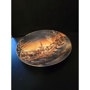 Terry Redlin Collector Plate Night on the Town with Gold Band 1996